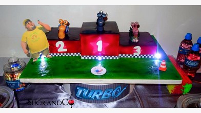 Impression alimentaire gâteau thème Turbo imprimé photo comestible commander